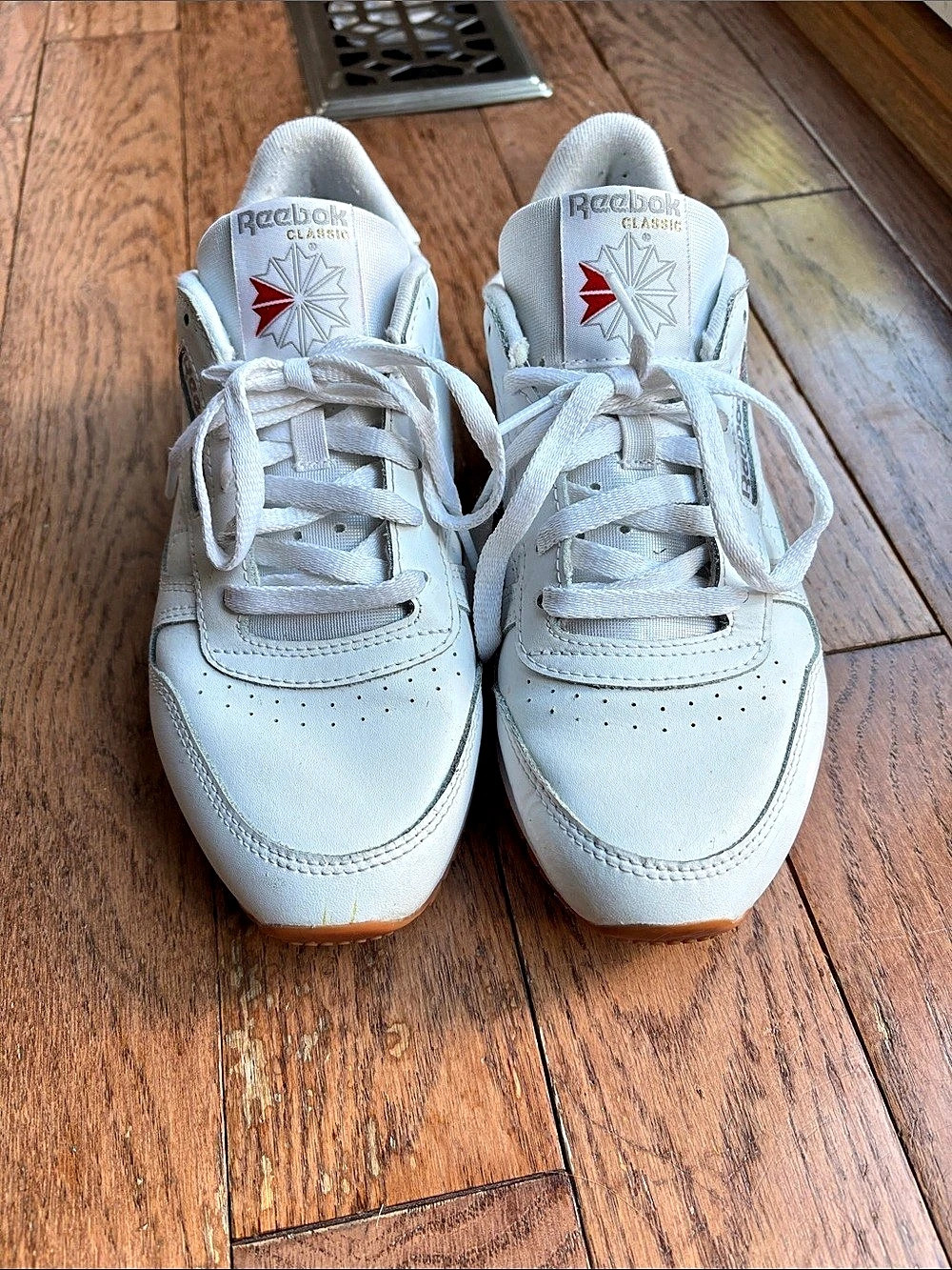 Reebok Classic Leather Sneakers White US 8.5